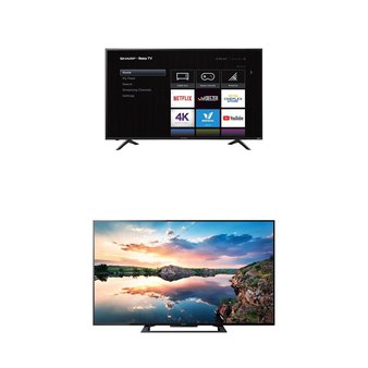 5 Pcs – LED/LCD TVs (58″ – 65″) – Refurbished (GRADE A, GRADE B) – SHARP, Sony