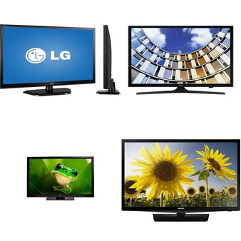 10 Pcs – LED/LCD TVs (19″ – 43″) – Refurbished (GRADE A, GRADE B, No Stand, No Power Adapter) – LG, Samsung, VIZIO, TCL