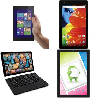 33 Pcs – Tablets – Refurbished (GRADE C) – NEXTBOOK, RCA, Southern Telecom, Barnes & Noble