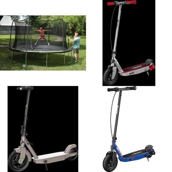 Pallet – 13 Pcs – Powered, Trampolines, Unsorted, Vehicles, Trains & RC – Customer Returns – Razor, Razor Power Core, JumpKing, Sportspower
