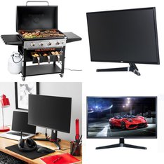 Pallet - 6 Pcs - Monitors, Grills & Outdoor Cooking - Customer Returns - Onn, Blackstone, HANNSPREE