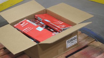 3 Parcel Boxes – 202 Pcs – Tool Accessories, Power Tools – Conditionally Assessed Milwaukee Tools Returns (Conditions in Manifest)