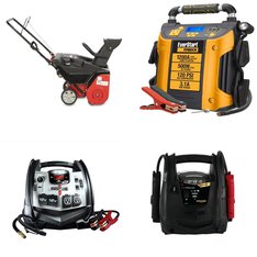 Pallet - 27 Pcs - Automotive Accessories - Damaged / Missing Parts / Tested NOT WORKING - EverStart, Schumacher, Yard Machines