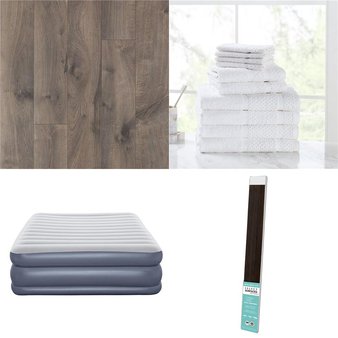 CLEARANCE! 3 Pallets – 163 Pcs – Hardware, Kitchen & Dining, Camping & Hiking, Bath – Customer Returns – Select Surfaces, Ozark Trail, Mainstays, EastPoint Sports