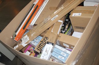 6 Pallets – 1237 Pcs – Curtains & Window Coverings, Decor, Bath, Sheets, Pillowcases & Bed Skirts – Like New or New Customer Returns – JC Penney