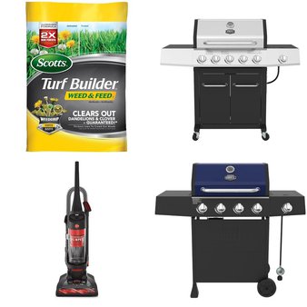 Friday Deals! 6 Pallets – 48 Pcs – Accessories, Grills & Outdoor Cooking, Vacuums – Customer Returns – Scotts, Hoover, Expert Grill