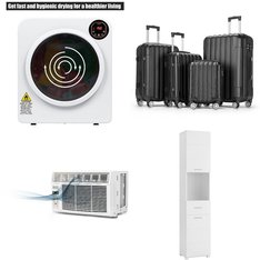 Pallet - 12 Pcs - Unsorted, Fans, Luggage, Air Conditioners - Customer Returns - Ktaxon, The Aspen, Black and Decker, Dreo