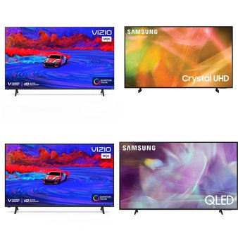 36 Pcs – LED/LCD TVs – Refurbished (GRADE A, GRADE B) – VIZIO, Samsung, Sony, TCL