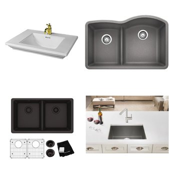 Pallet – 6 Pcs – Hardware, Kitchen & Bath Fixtures – Customer Returns – Blanco, Kohler, ELKAY