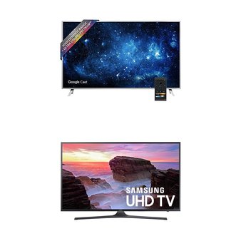 2 Pcs – LED/LCD TVs (70″ – 75″) – Refurbished (GRADE A, GRADE B) – Samsung, VIZIO