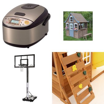 Friday Deals! 3 Pallets – 19 Pcs – Outdoor Play, Slow Cookers, Roasters, Rice Cookers & Steamers, Outdoor Sports, Exercise & Fitness – Customer Returns – Zojirushi, KidKraft, Spalding