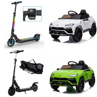 Pallet – 13 Pcs – Vehicles, Powered, Unsorted, Baby Toys – Customer Returns – UHOMEPRO, Funtok, EVERCROSS, RCB