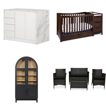 1 Pallets – 17 Pcs – Office, Baby, Dining Room & Kitchen – Untested Customer Returns – Walmart