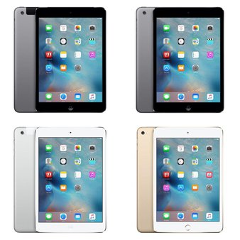 153 Pcs – Refurbished Apple iPads (GRADE A – Original Box) – Models: ME276LL/A, ME279LL/A, MK6L2LL/A, MH2N2LL/A – Tablets
