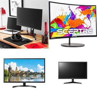 Pallet – 26 Pcs – Monitors – Customer Returns – Onn, LG, SCEPTRE, ACER