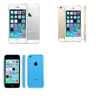 CLEARANCE! 7 Pcs – Apple iPhones – Refurbished (GRADE A, GRADE B, GRADE C – Unlocked) – Models: ME372LL/A, ME597LL/A, ME298C/A