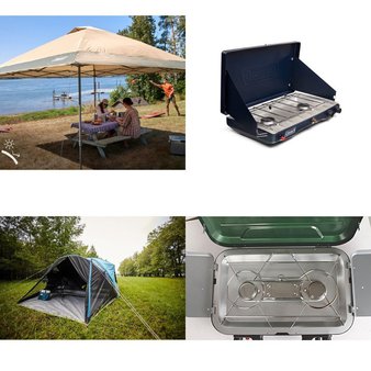 CLEARANCE! Pallet – 12 Pcs – Camping & Hiking, Hunting – Customer Returns – Coleman, Slumberjack, Quechua, Tactacam