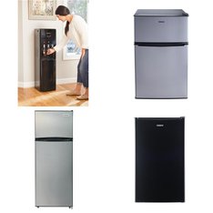 Pallet - 5 Pcs - Bar Refrigerators & Water Coolers, Refrigerators - Customer Returns - Galanz, Primo, Frigidaire, Great Value