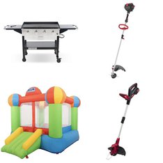 Pallet - 9 Pcs - Trimmers & Edgers, Other, Grills & Outdoor Cooking, Outdoor Play - Customer Returns - Hyper Tough, Ozark Trail, Mm, My 1st Jump N Play