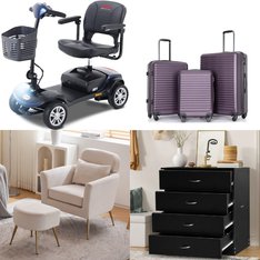 Pallet - 5 Pcs - Living Room, Canes, Walkers, Wheelchairs & Mobility, Storage & Organization, Luggage - Customer Returns - Ktaxon, SEGMART, Syngar, Travelhouse