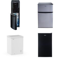 Pallet - 6 Pcs - Freezers, Bar Refrigerators & Water Coolers, Refrigerators - Customer Returns - HISENSE, Galanz, Primo Water