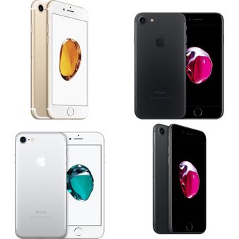 7 Pcs – Apple iPhone 7 – Refurbished (GRADE A – Unlocked) – Models: MN8U2LL/A, MN8M2LL/A, MN8L2LL/A, NNAC2LL/A