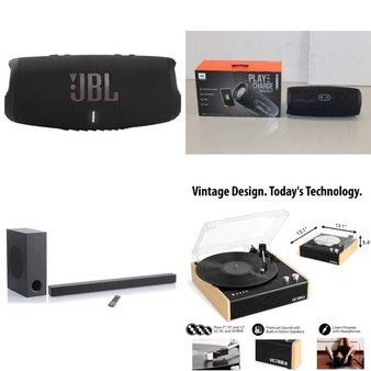 Pallet – 36 Pcs – Speakers, CD Players, Turntables, Accessories, Portable Speakers – Customer Returns – onn., Victrola, Onn, innovative technology