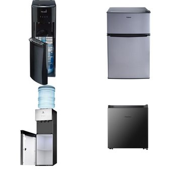 Pallet – 8 Pcs – Freezers, Bar Refrigerators & Water Coolers – Customer Returns – HISENSE, Primo Water, Avalon, Galanz