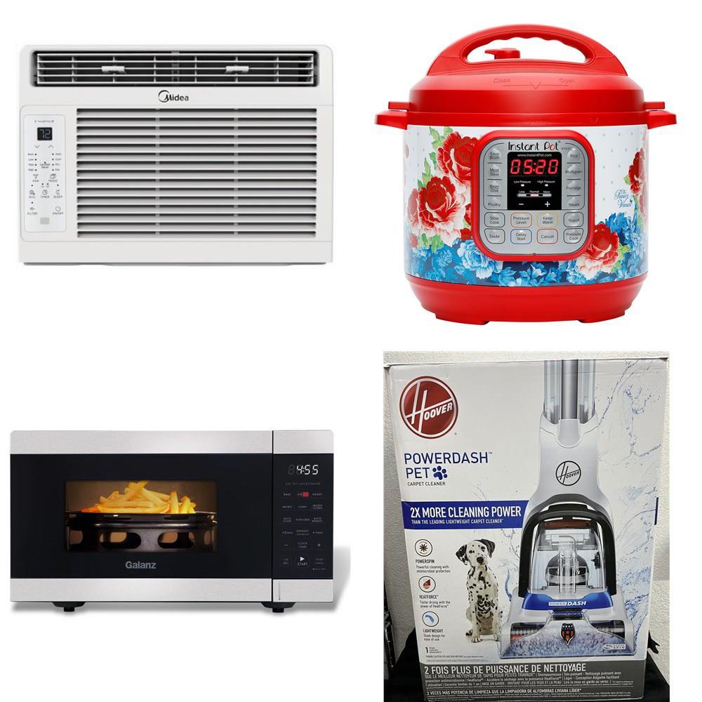 Pallet 13 Pcs Microwaves, Air Conditioners, Vacuums Damaged