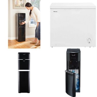 Flash Sale! 6 Pallets – 41 Pcs – Bar Refrigerators & Water Coolers, Freezers – Untested Customer Returns – Walmart
