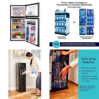 Pallet – 4 Pcs – Bar Refrigerators & Water Coolers, Refrigerators – Customer Returns – Primo, Frigidaire, Primo International