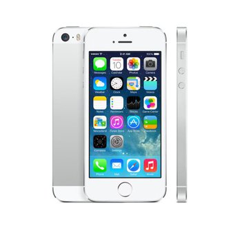 5 Pcs – Apple iPhone 5S 16GB Silver LTE Cellular AT&T ME372LL/A – Refurbished (GRADE A – Unlocked)