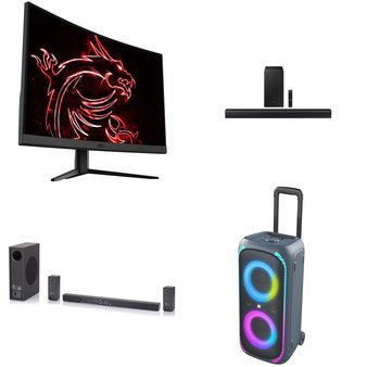 Pallet – 24 Pcs – Monitors, Speakers, Networking – Customer Returns – MSI, onn., Samsung, TP-LINK