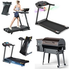 Pallet - 7 Pcs - Exercise & Fitness, Cycling & Bicycles, Vehicles, Trains & RC, Grills & Outdoor Cooking - Customer Returns - MaxKare, Costway, JCB, KingChii