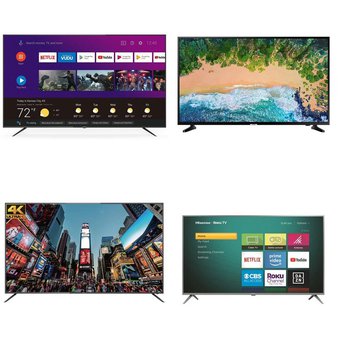 7 Pcs – LED/LCD TVs – Refurbished (GRADE A) – RCA, TCL, Samsung, Philips