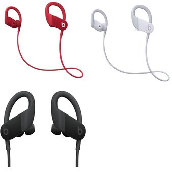 10 Pcs – PowerBeats High Performance Headphones (Tested NOT WORKING) – Models: MWNX2LL/A, MWNV2LL/A, MWNW2LL/A