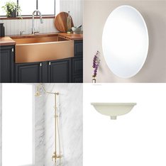 Pallet - 11 Pcs - Kitchen & Bath Fixtures, Bathroom - Open Box Like New - Signature Hardware