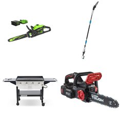Pallet - 18 Pcs - Trimmers & Edgers, Hedge Clippers & Chainsaws, Other, Grills & Outdoor Cooking - Customer Returns - Hyper Tough, Mm, Macwagon, GreenWorks