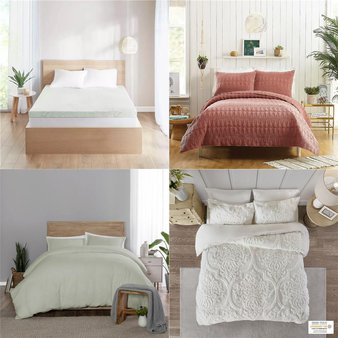 Pallet – 40 Pcs – Sheets, Covers and Toppers – Mixed Conditions – Private Label Home Goods, Madison Park, Dream Factory, Clean Spaces