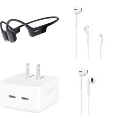 Case Pack - 36 Pcs - In Ear Headphones, Power Adapters & Chargers - Customer Returns - Apple, Shokz