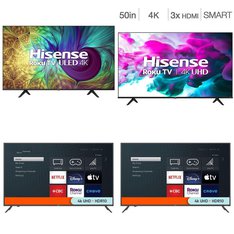 1 Pallet - 15 Pcs - TVs - Tested Not Working (Cracked Display) - onn., HISENSE, TCL, RCA