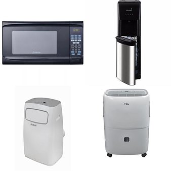 Pallet – 11 Pcs – Bar Refrigerators & Water Coolers, Microwaves – Customer Returns – Hamilton Beach, Sunbeam, Primo, Hamilton