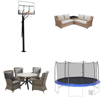 Pallet – 8 Pcs – Outdoor Sports, Patio, Trampolines – Overstock – NBA, Better Homes and Gardens