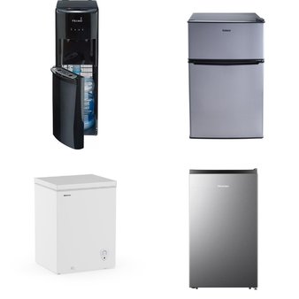 Pallet – 8 Pcs – Bar Refrigerators & Water Coolers, Refrigerators, Freezers – Customer Returns – HISENSE, Galanz, Arctic King, Primo Water