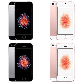 11 Pcs – Refurbished Apple iPhone SE (GRADE B – Unlocked) – Models: MLLW2LL/A, MLY42LL/A, MLY22LL/A, MLMD2LL/A – Smartphones