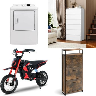 Pallet – 7 Pcs – Living Room, Unsorted, Laundry, Bedroom – Customer Returns – E Element, HAIOOU, Homfa, Hommpa
