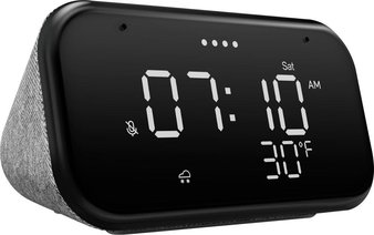 50 Pcs – Lenovo ZA740005US Smart Clock Essential – Soft Touch Gray – Refurbished (GRADE A, GRADE B)