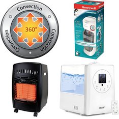 Pallet - 26 Pcs - Humidifiers / De-Humidifiers, Heaters - Customer Returns - Honeywell, LEVOIT, Zhongshan Smarton Hardware Industrial Co., LTD, Dyna-Glo