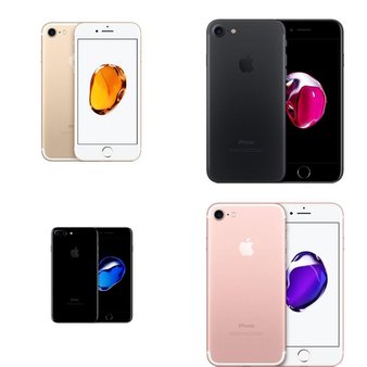 6 Pcs – Apple iPhone 7 – Refurbished (GRADE B – Unlocked) – Models: 3C207LL/A, MN8G2LL/A, MN8K2LL/A – TF, MN8N2LL/A