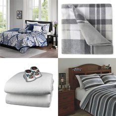 Pallet - 32 Pcs - Sheets, Covers and Toppers - Mixed Conditions - Private Label Home Goods, Biddeford, Comfort Classics, Madison Park